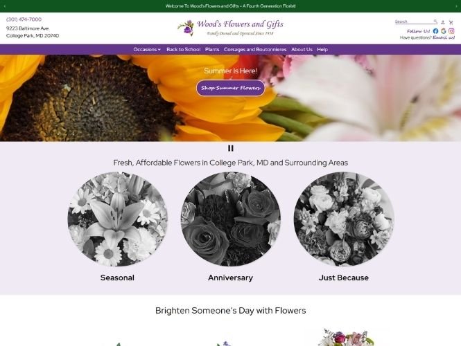 Wood's Flowers and Gifts